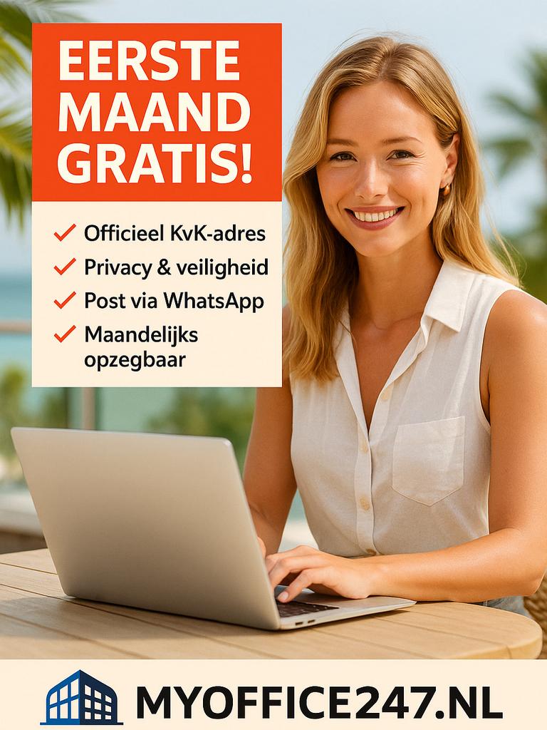 Virtual office - zakelijk adres - kvk adres - myoffice247, Diensten en Vakmensen, Verhuur | Overig, Locatie of Ruimte