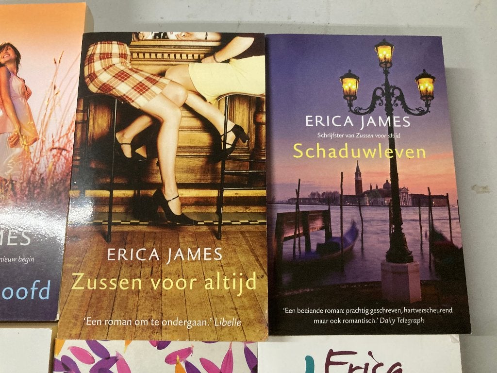 T.K. nog 4 boeken van Erica James Zie actuele lijst, Ophalen of Verzenden, Gelezen, Erica James, Wereld overig