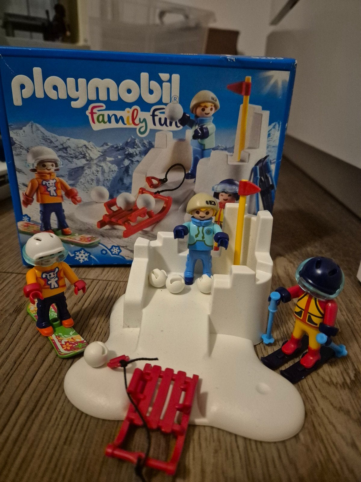 Playmobil Family Fun Wintersport Set  9283, Ophalen of Verzenden, Gebruikt, Jongen of Meisje