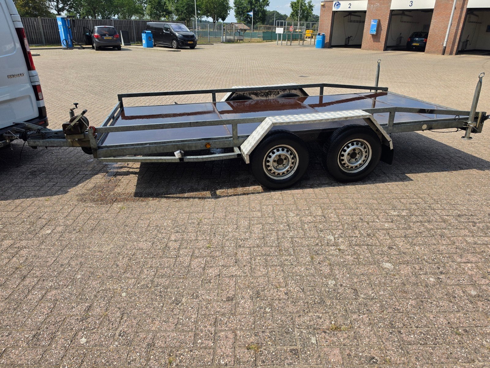 Atec autotransporter / platte kar, Auto diversen, Ophalen, Gebruikt