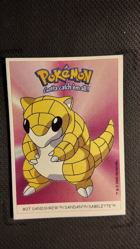 sandshrew 27 dunkin boomer | Pokemon kaart, Ophalen, Losse kaart