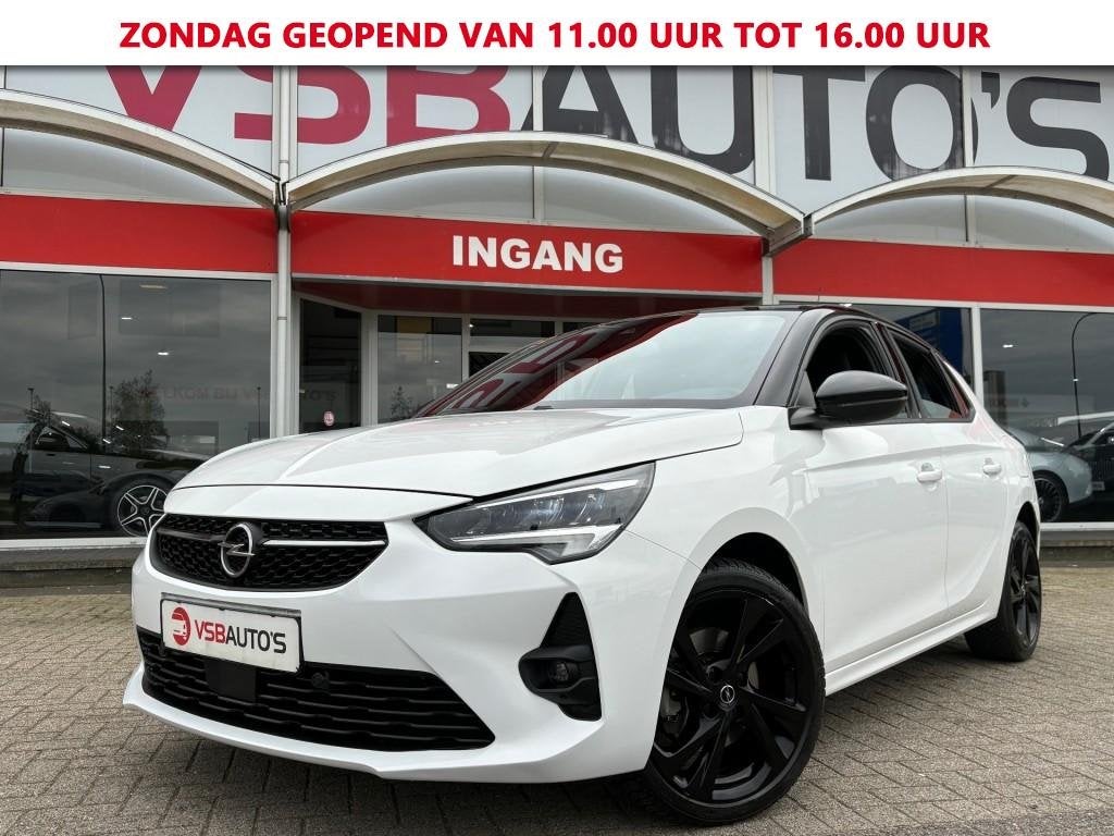 Opel CORSA 1.2 TURBO 100PK GS-LINE LED NAVIGATIE CAMERA CARP, Auto's, 101 pk, Gebruikt, Huisgarantie, 1199 cc