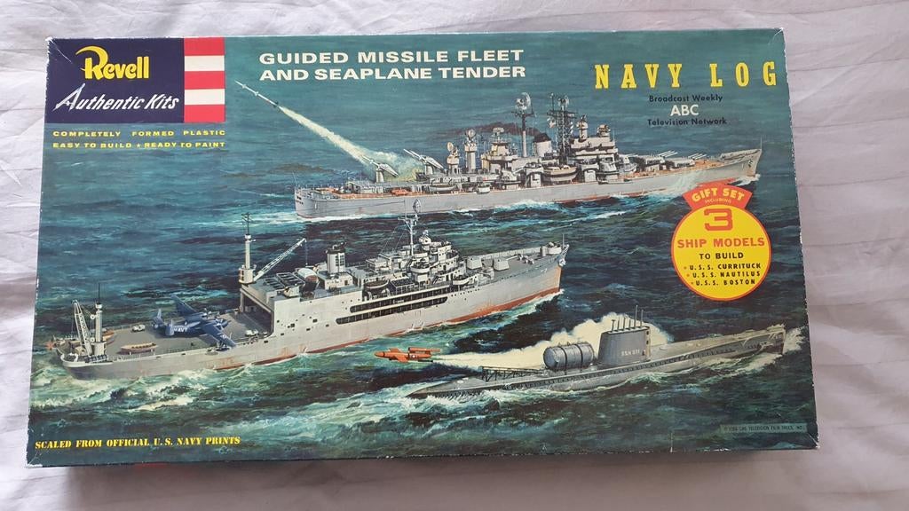 Revell 1/483 Guided missile fleet 3 in 1 kit, Hobby en Vrije tijd, Modelbouw | Boten en Schepen, Nieuw, 1:200 of kleiner, Revell