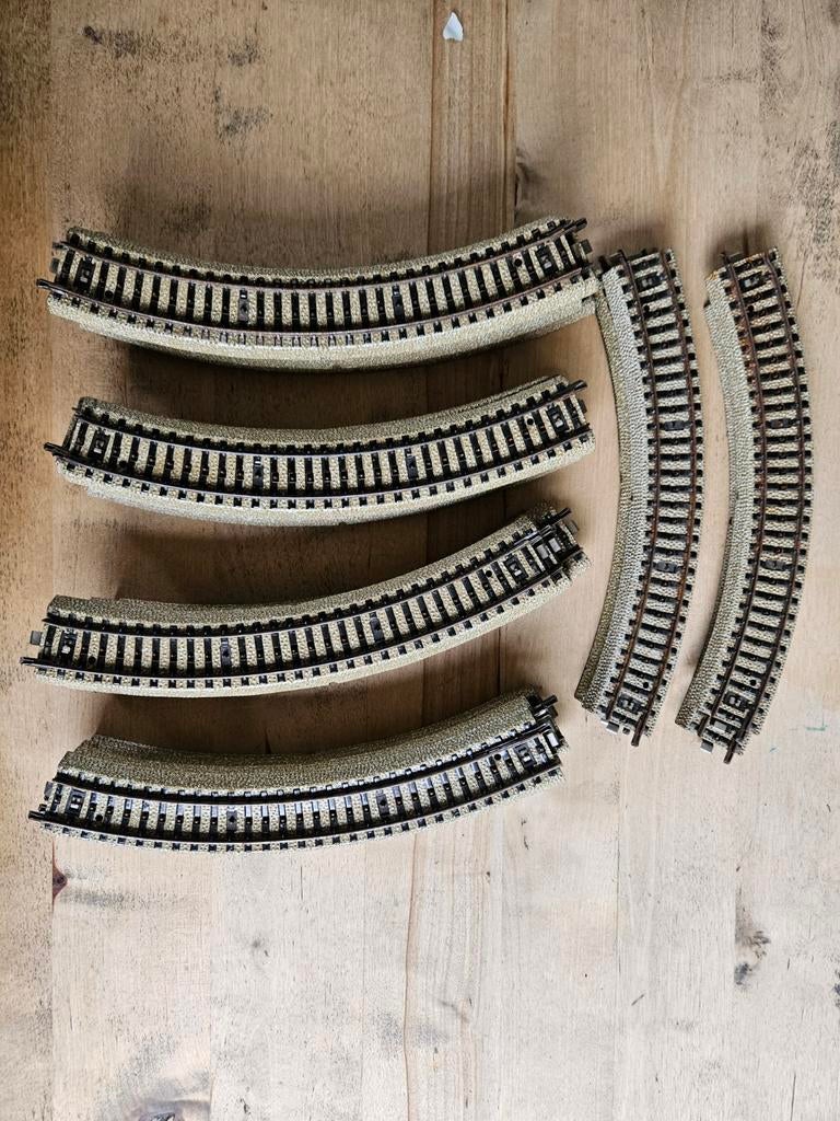 25 bochtstukken van Marklin., Ophalen of Verzenden, Wisselstroom, Märklin