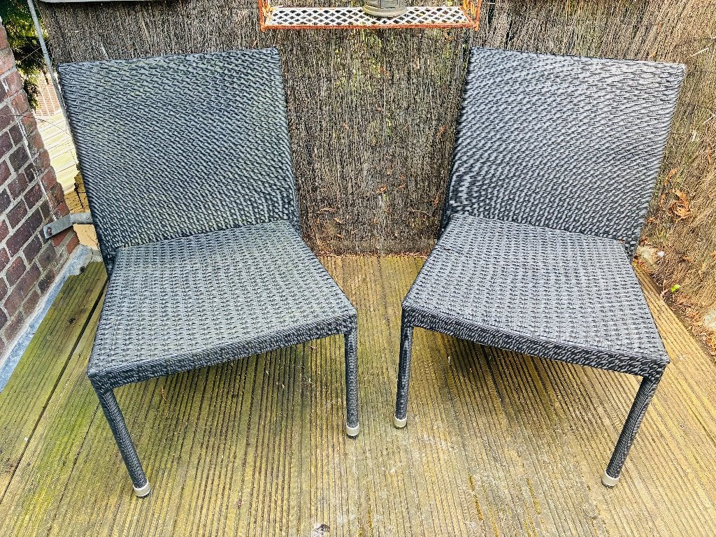 Gratis loungestoelen, Tuin en Terras, Tuinstoelen, Ophalen, Gebruikt, Kunststof, Stapelbaar