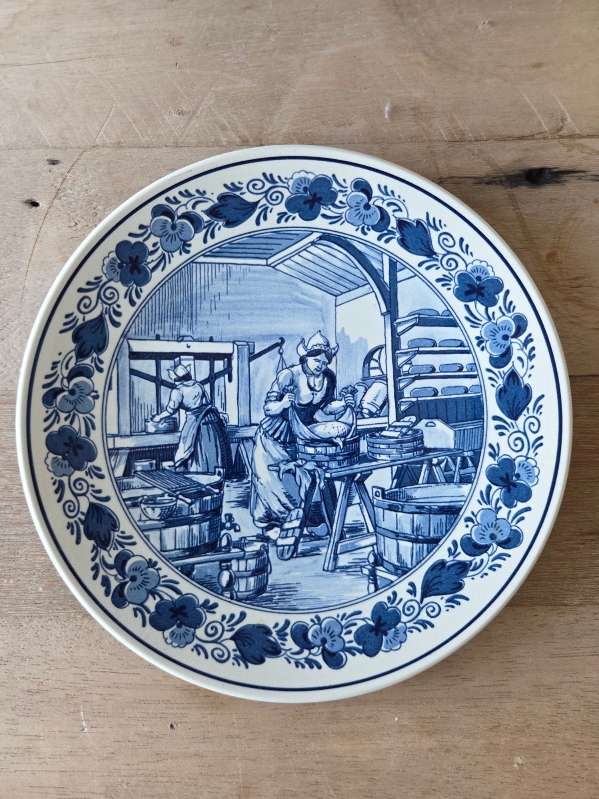 Royal Goedewaagen Blue Delft Holland wandbord, Antiek en Kunst, Ophalen