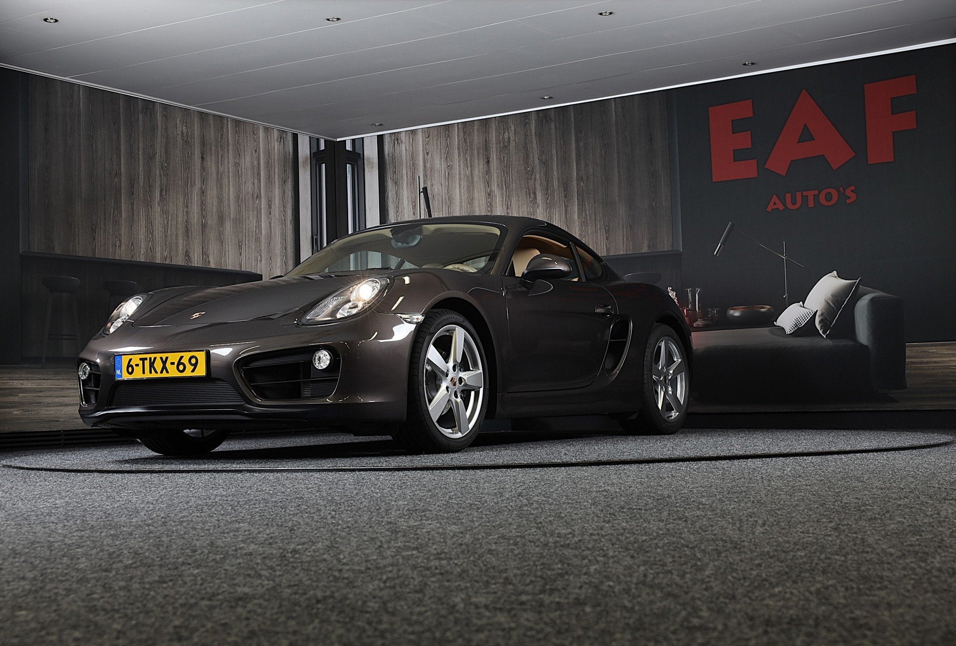 Porsche Cayman 2.7 PDK / NAP / Aut / TOPSTAAT / ZGAN / Airco, Euro 5, Achterwielaandrijving, Gebruikt, Bruin