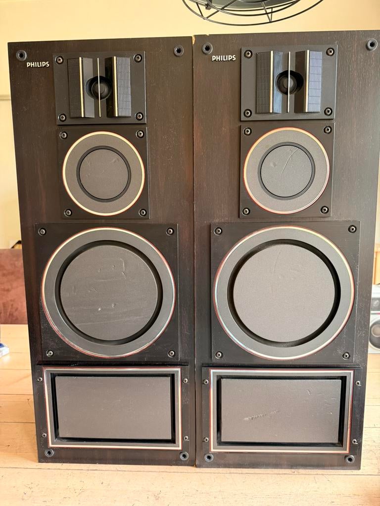 Philips f9432 speakers zie foto’s, Audio, Tv en Foto, Luidsprekers, Ophalen, Philips, Zo goed als nieuw, Minder dan 60 watt