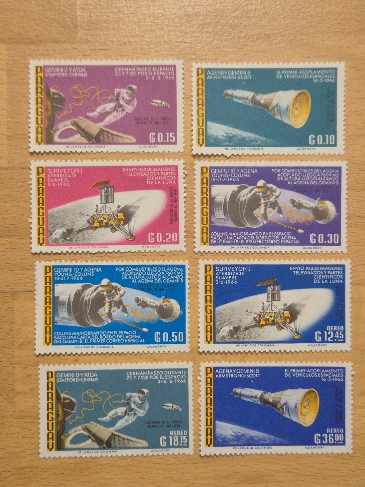 Paraguay 1966 ruimtevaart, Ophalen of Verzenden, Postfris, Zuid-Amerika