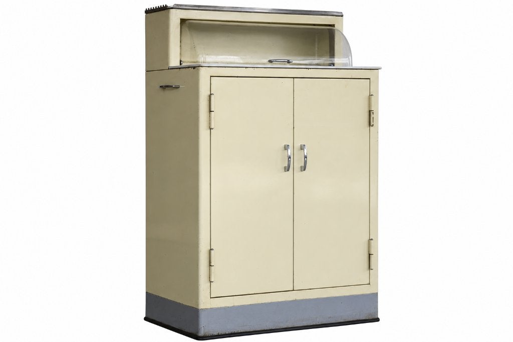 vintage apothekerskast | medicijnkast | jaren 50 | Deens, Gebruikt, ., Ophalen of Verzenden, .