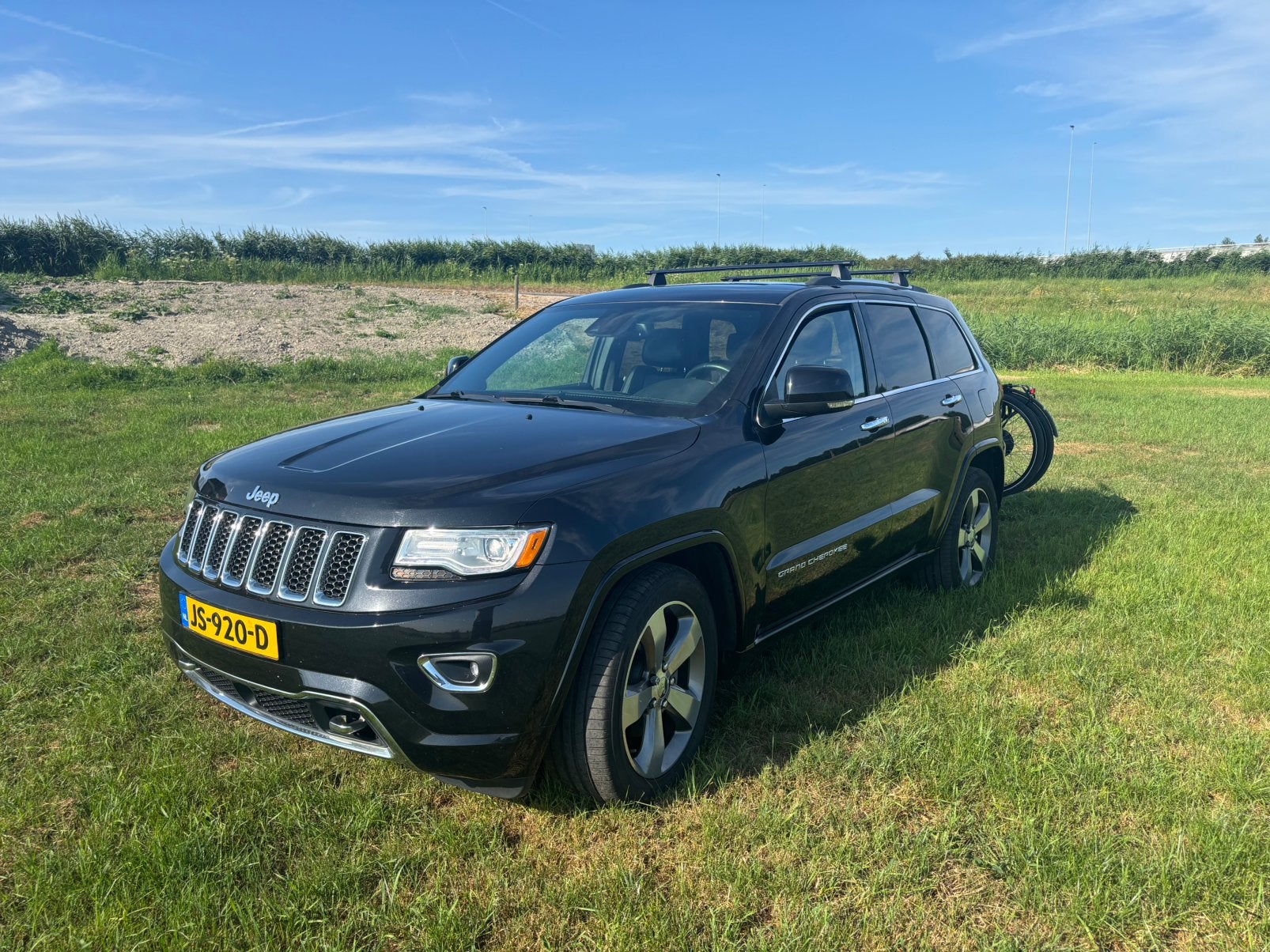 Grand Cherokee Overland 3.6 V6 Panodak, luchtvering, Zwart, Auto's, Automaat, Zwart, Zwart, Vierwielaandrijving