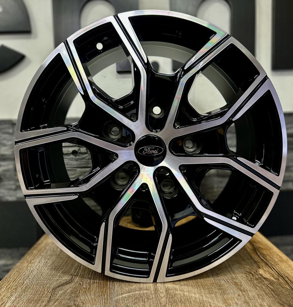 Ford Transit Custom velgen 18 inch zwart opt. met banden, Niet ingevuld, Bestelwagen, Velg(en), Niet ingevuld