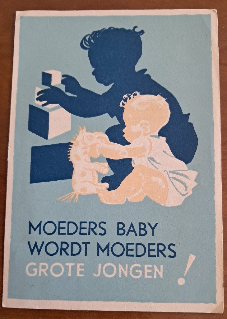 Vlissingen reclame ansichtkaart Nutsspaarbank 1955, Ophalen of Verzenden, 1940 tot 1960, Zeeland