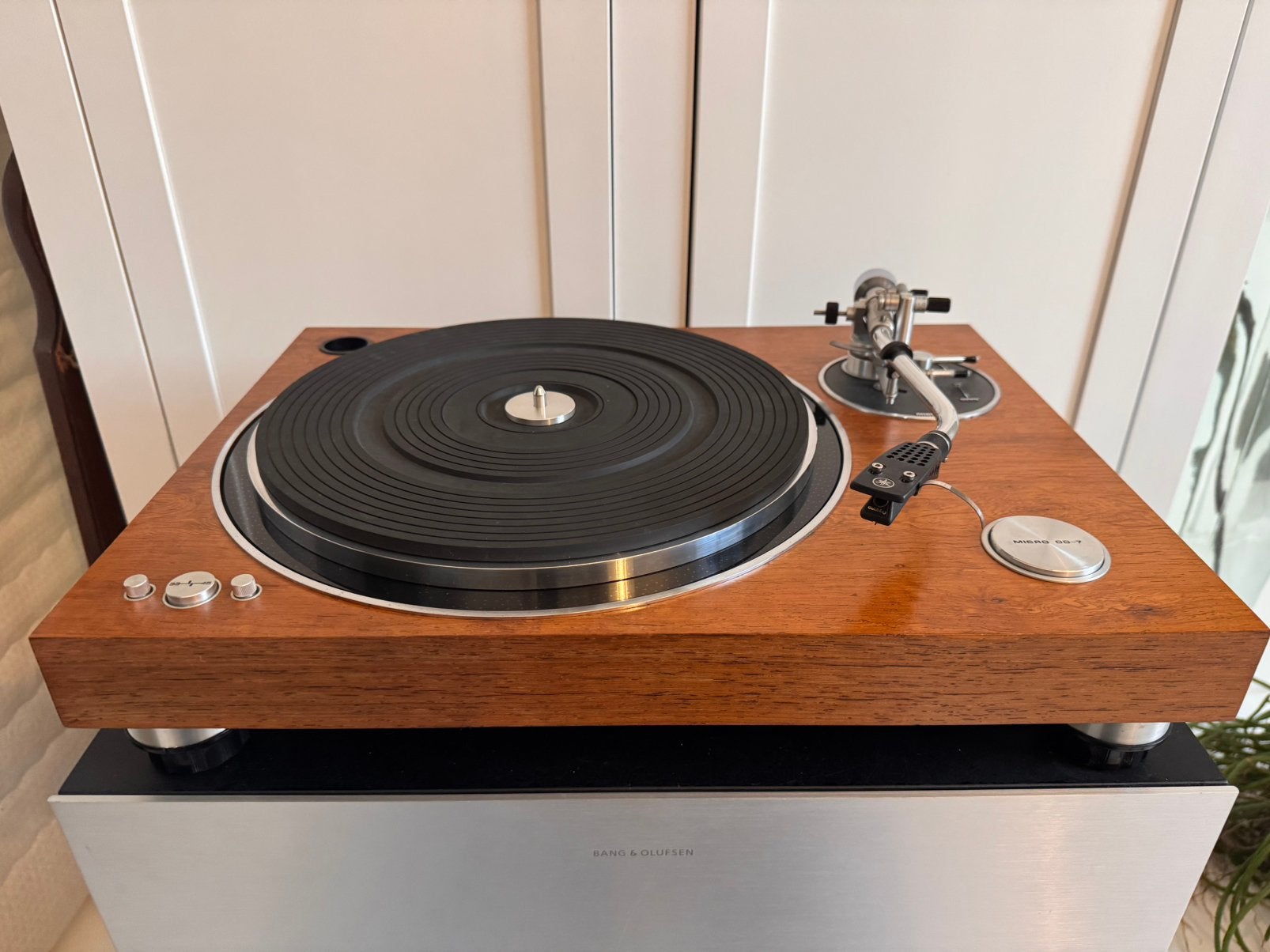 Micro Seiki DD7 zeer fraai (ma505 toonarm), Audio, Tv en Foto, Gebruikt, Pitch-regelaar, Platenspeler, Ophalen