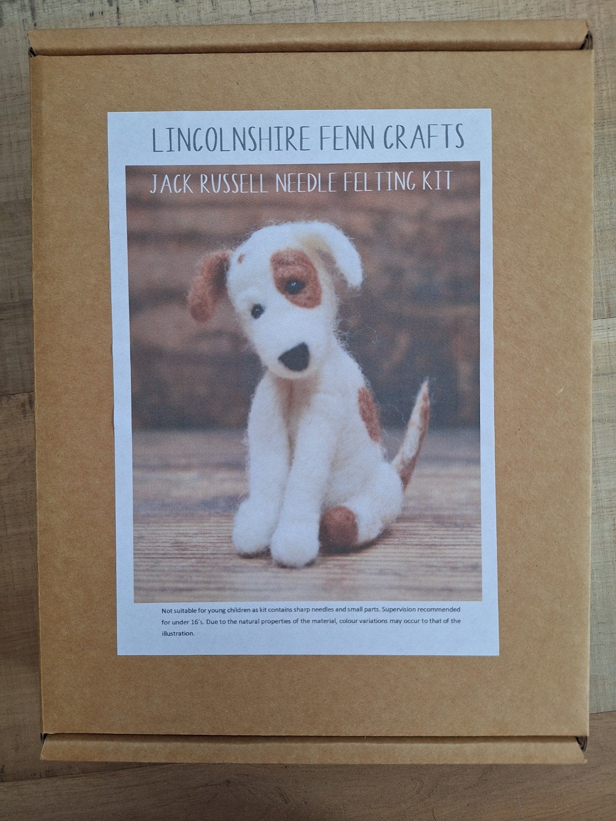 Naaldviltpakket Jack Russell Hond - DIY Knutselset, Nieuw, Meerkleurig, Ophalen of Verzenden, Overige merken