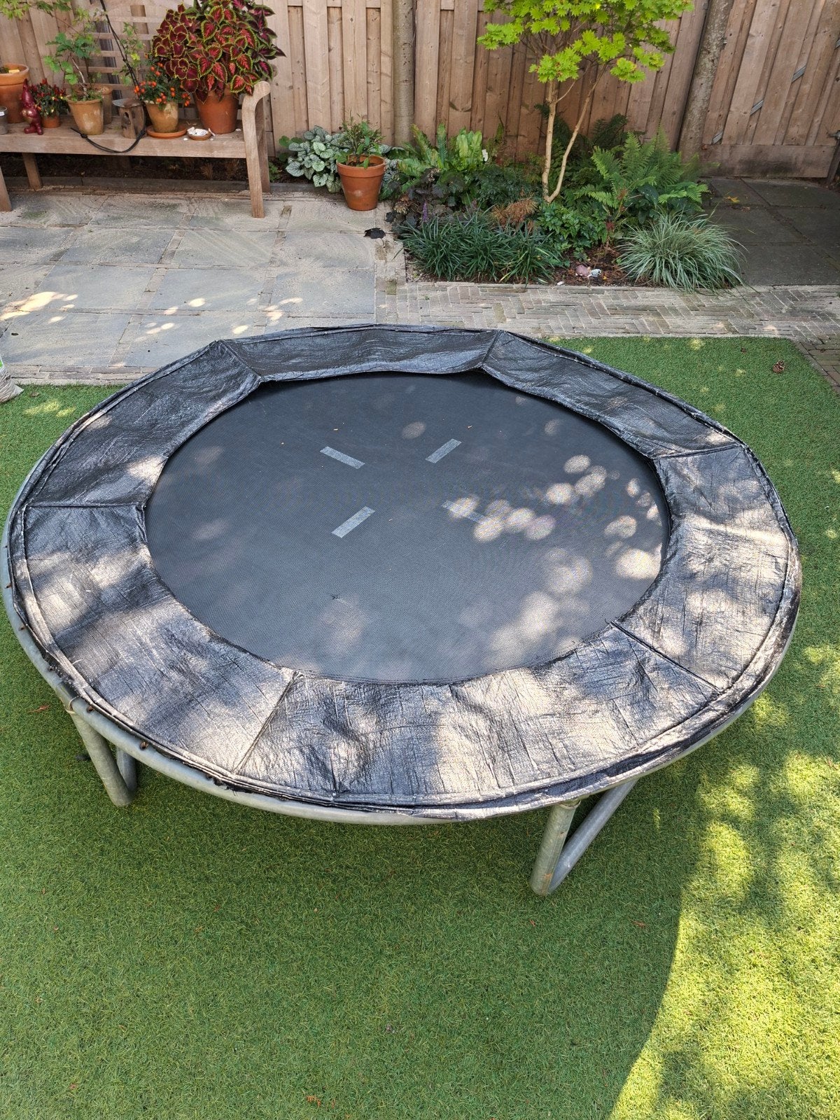 Trampoline 180 cm doorsnede, Ophalen, Gebruikt