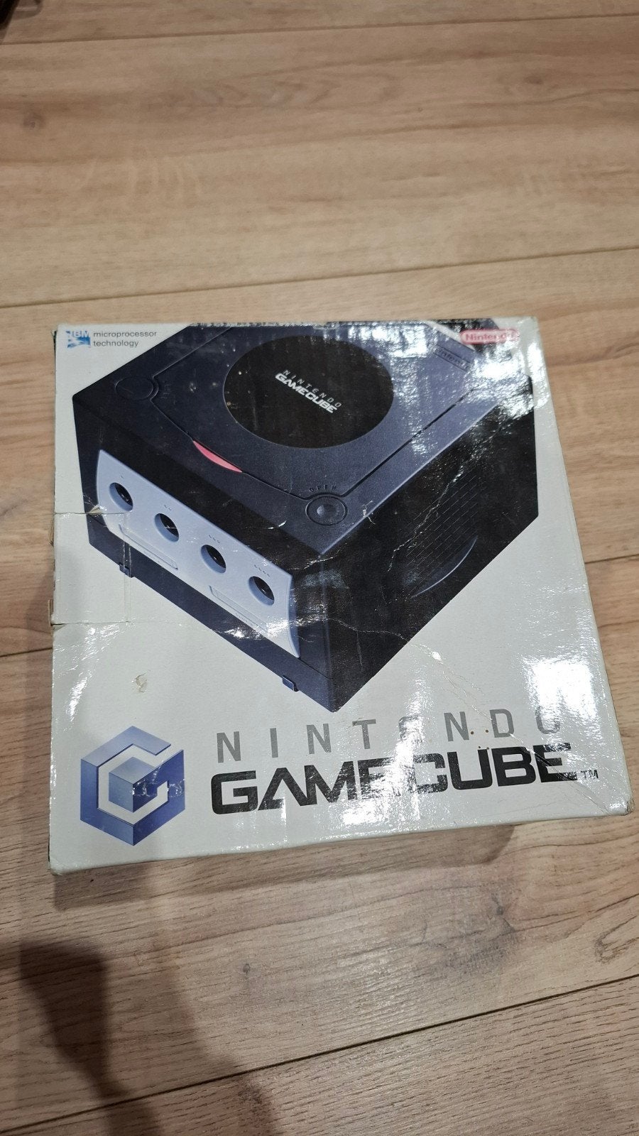 Nintendo GameCube Console met 2 controllers en 2 games, Verzenden, Zwart, Met 2 controllers, Gebruikt