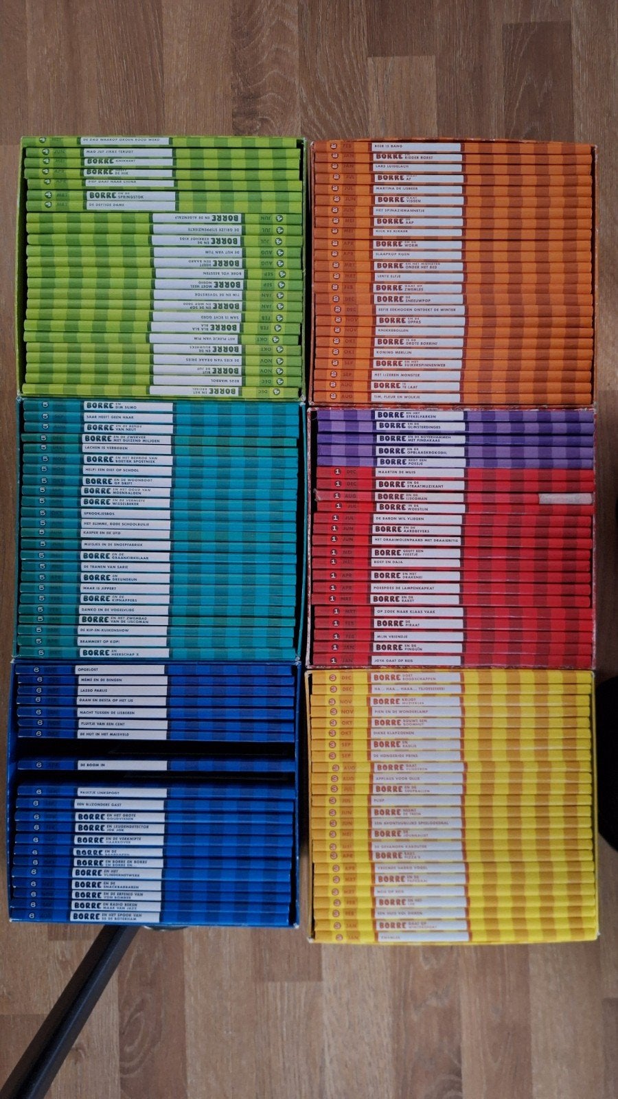 Grote collectie Borre boeken - 6 complete jaargangen