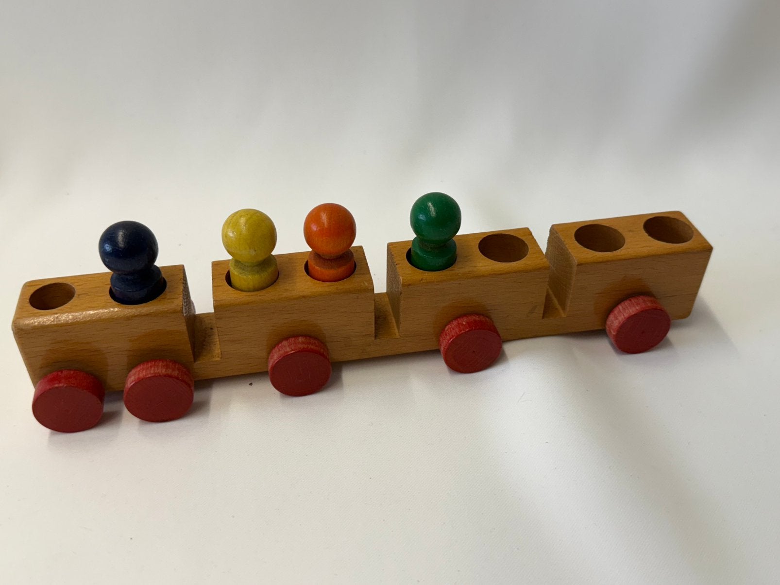 Houten kinderspeelgoed SIO Trein, Antiek en Kunst, Ophalen of Verzenden