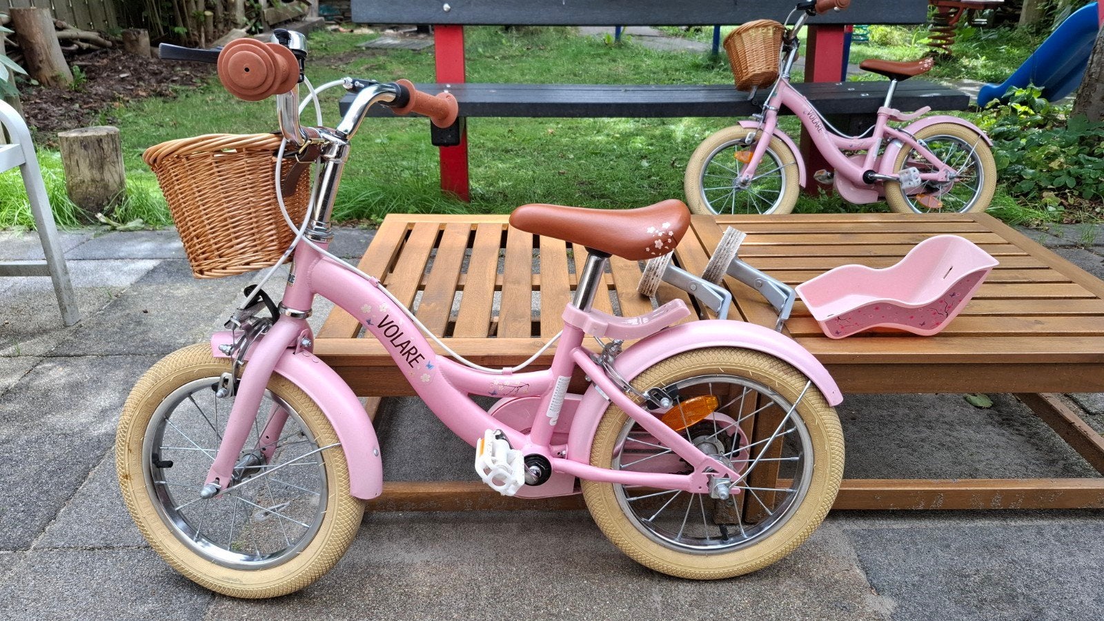 Volare Blossom kinderfiets 14 inch, Fietsen en Brommers, Fietsen | Kinderfietsjes, Gebruikt, Minder dan 16 inch, Ophalen