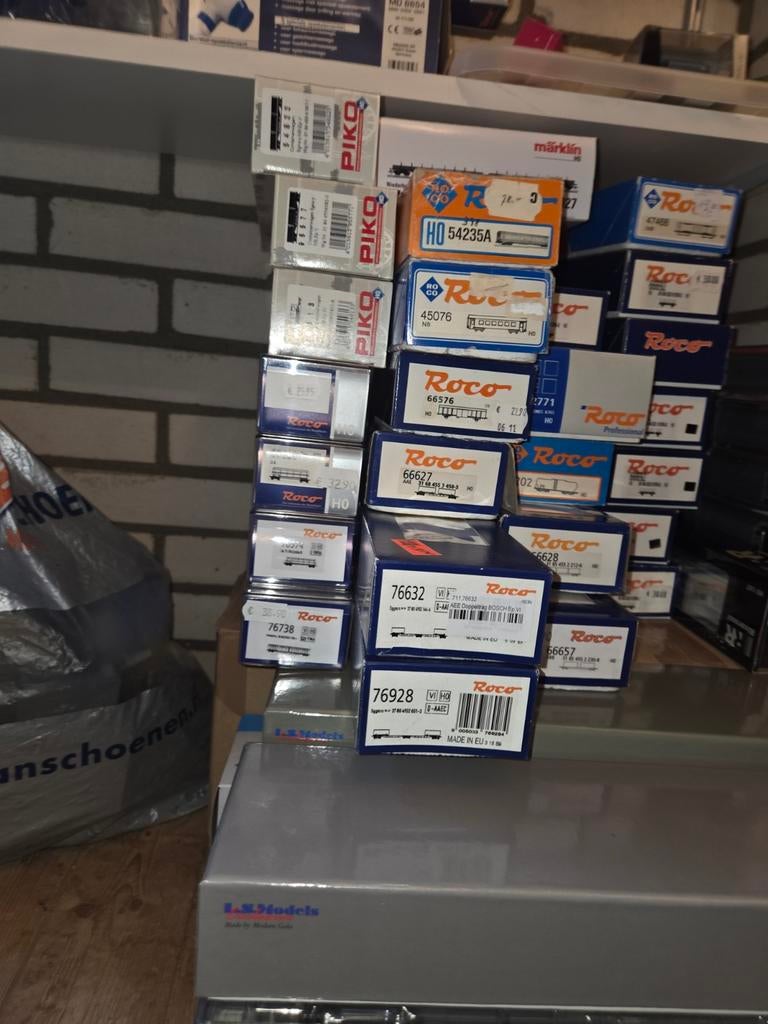 Diverse Roco goederenwagens ZIE FOTO'S, Gelijkstroom, Ophalen of Verzenden, Roco, Nieuw