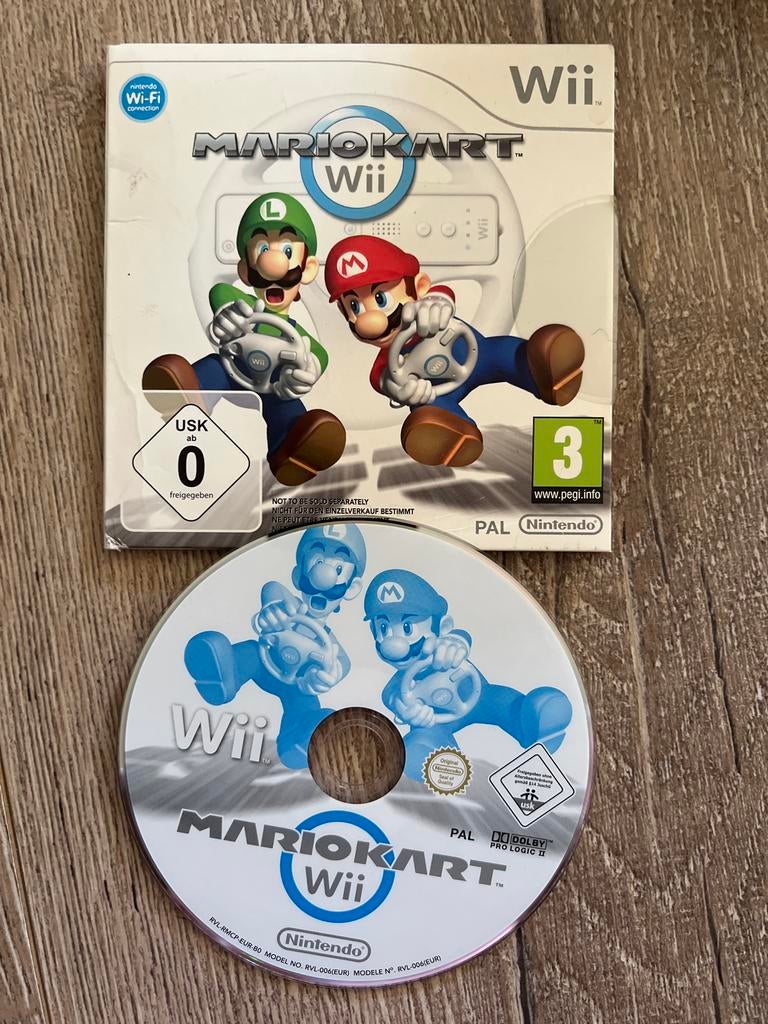 Mario Kart Wii - Originele hoes met kopie Sing-It disc, Muziek, Gebruikt, 1 speler, Ophalen of Verzenden