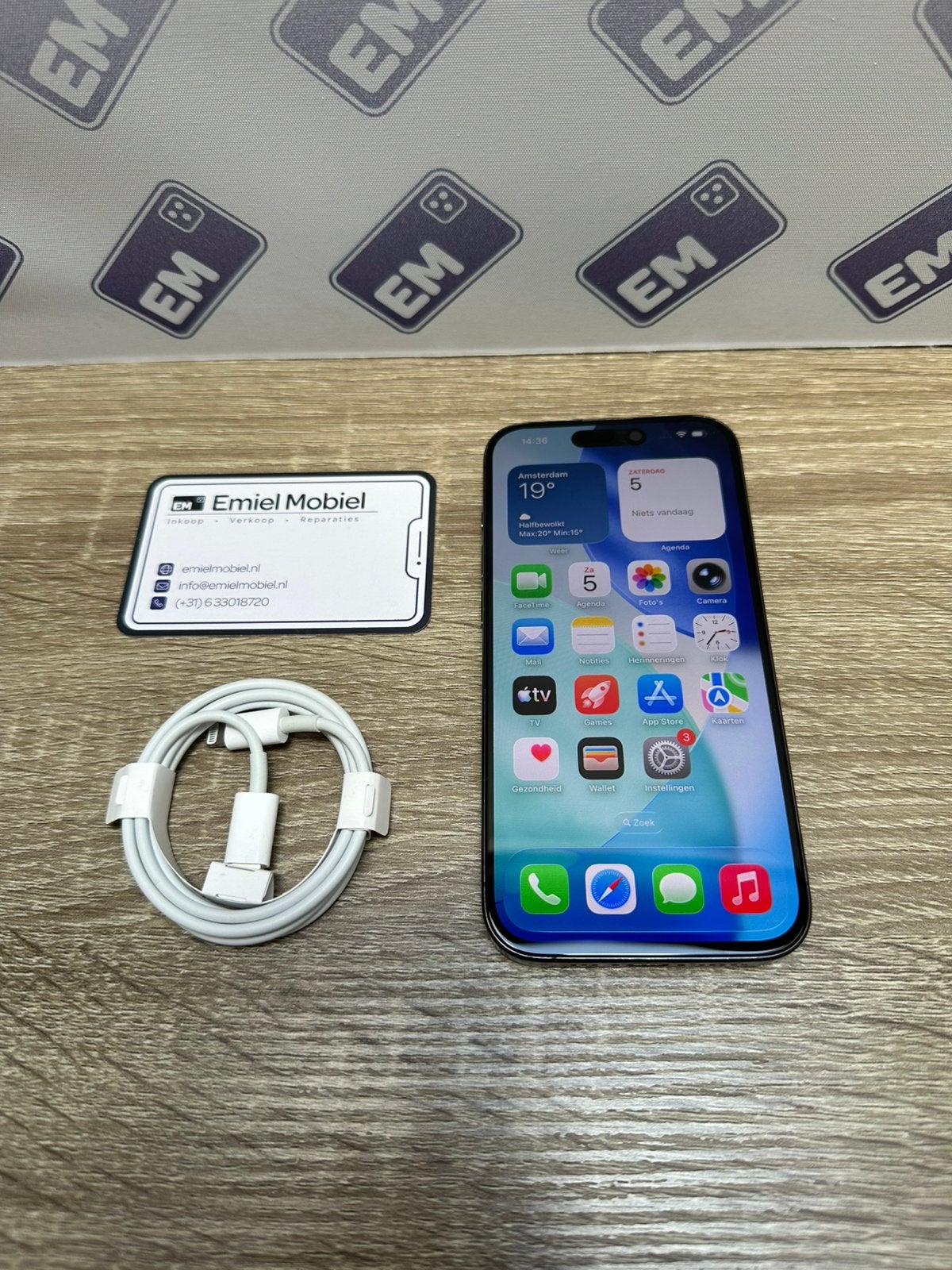 iPhone 15 Pro - 128GB / batterij 100% / garantie, 128 GB, Ophalen of Verzenden, Zo goed als nieuw, Zonder simlock