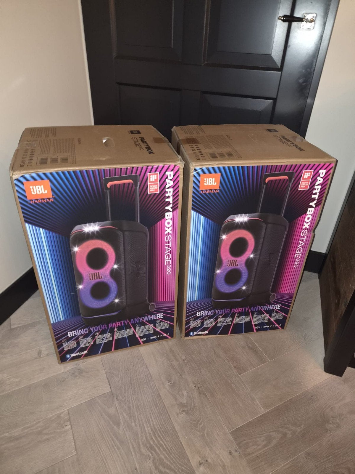 JBL PARTYBOX  STAGE 320 SET -NIEUW  IN DOOS-