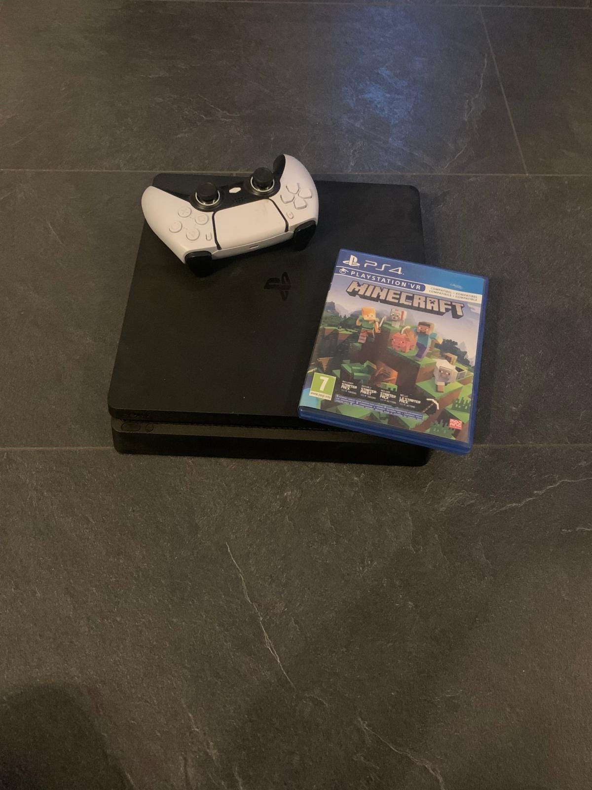 Ps4 slim, Ophalen of Verzenden, Refurbished, Met 1 controller, Slim