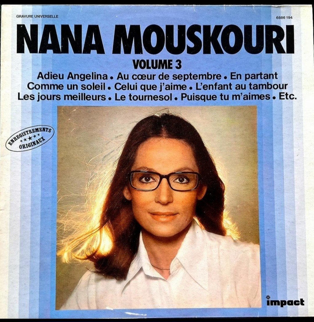 LP  NANA MOUSKOURI - Impact Serie Vol.3, Ophalen of Verzenden, Gebruikt, 12 inch