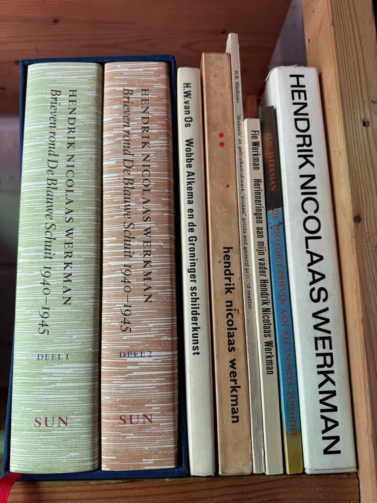 H.N. Werkman Boeken Collectie - Kunst en Geschiedenis, Ophalen, Gelezen