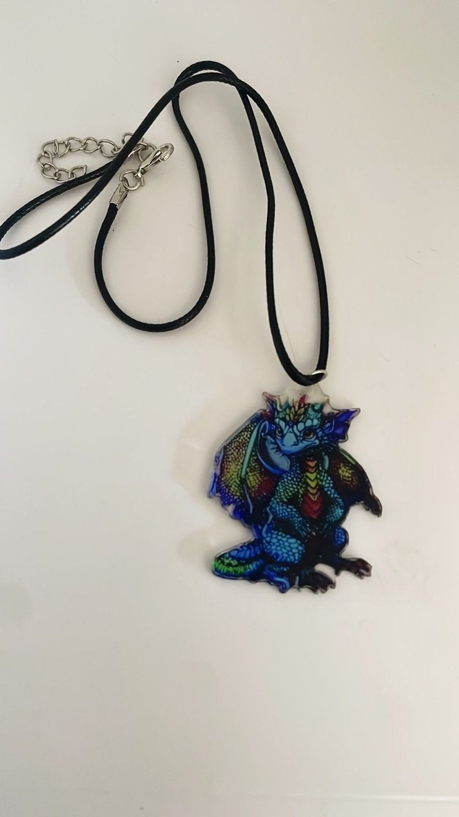 Nieuwe Draken Hanger Ketting - Kleurrijk en Uniek, Overige materialen, Overige kleuren, Verzenden, Nieuw