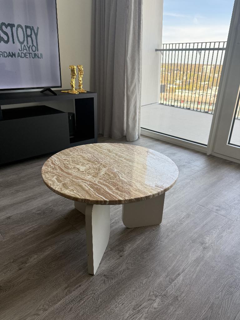 ronde salontafel, Huis en Inrichting, Ophalen, 50 tot 100 cm, Rond, 50 tot 100 cm