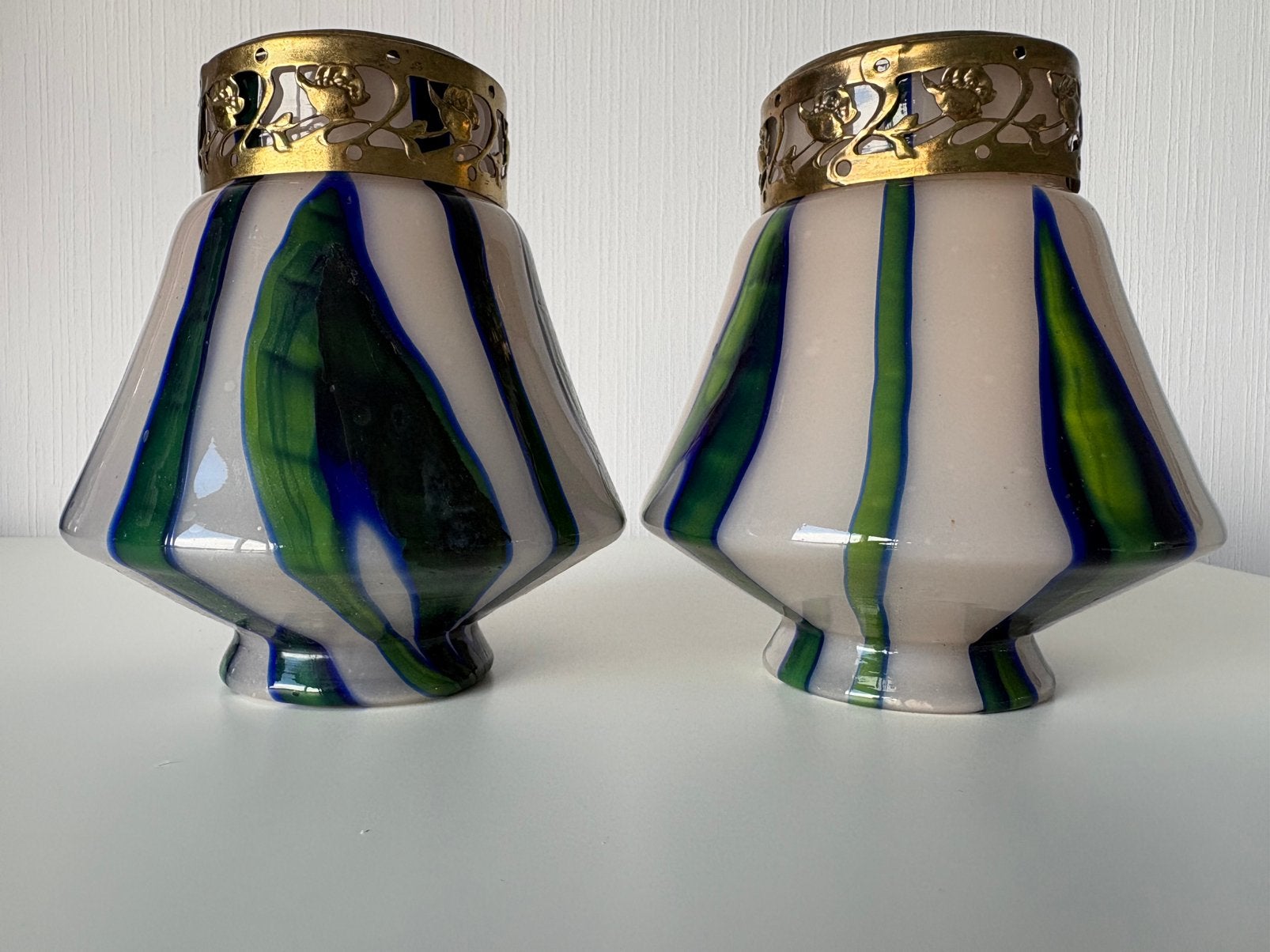Kralik Art Nouveau Jugendstil Glazen Antieke Vaas, Antiek en Kunst, Verzenden