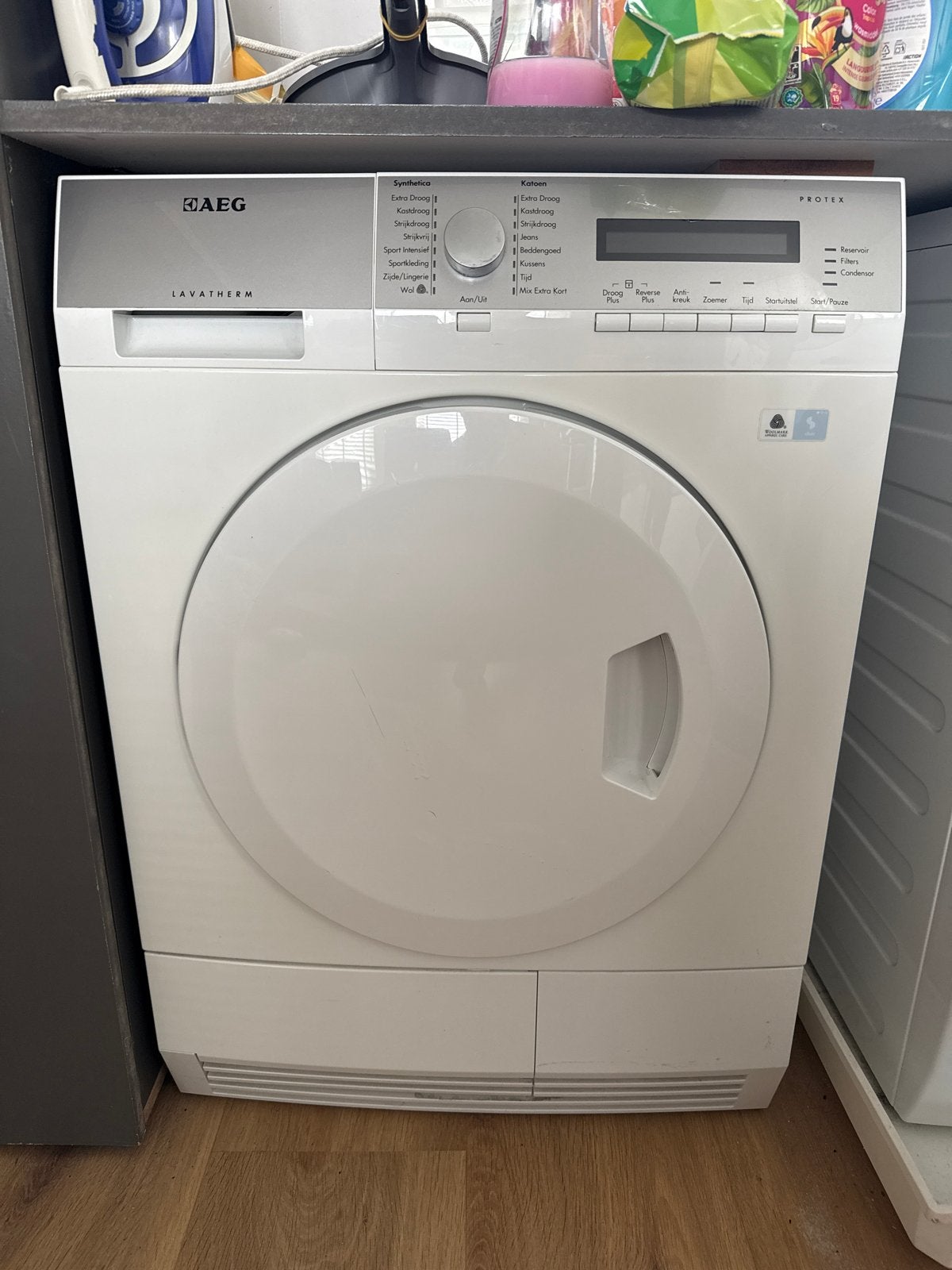 Aeg Lavatherm wasdroger, Ophalen, 6 tot 8 kg, Gebruikt, Voorlader