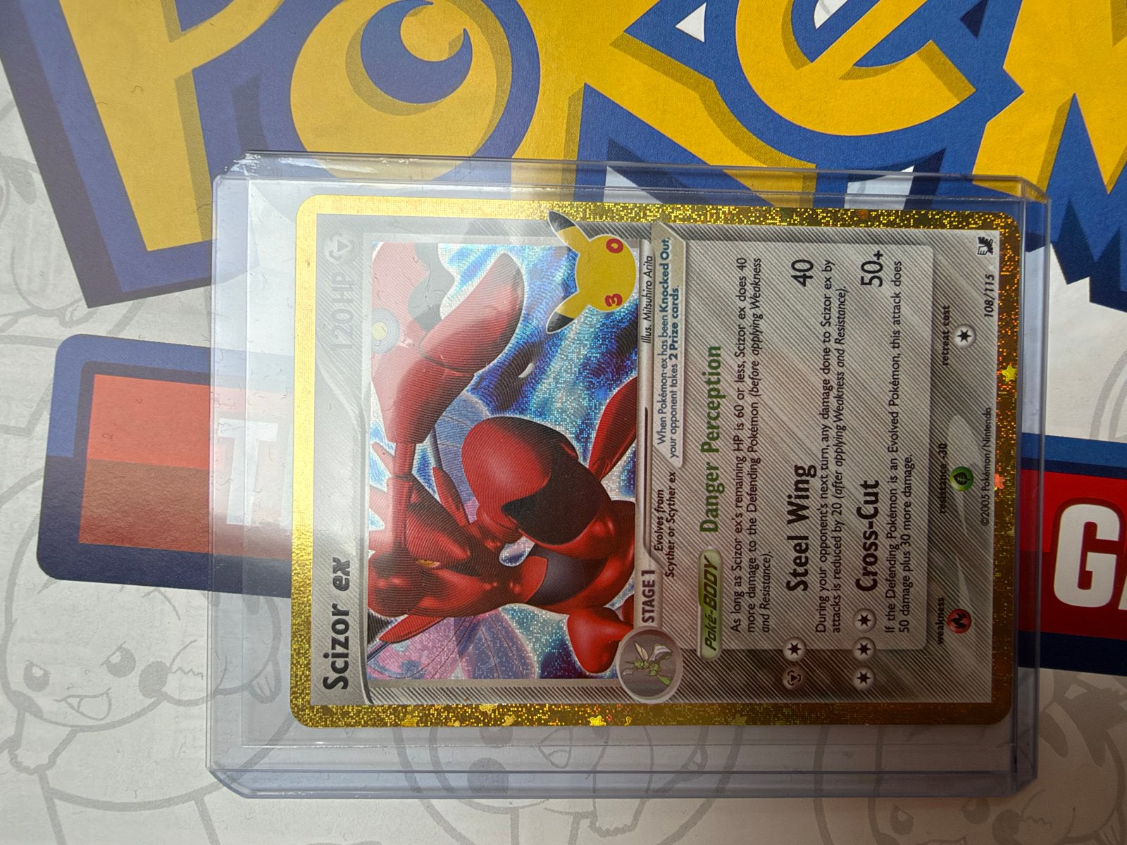 Pokémon Kaart Scizor ex - 30th Celebrations, Ophalen of Verzenden, Nieuw, Losse kaart, Foil