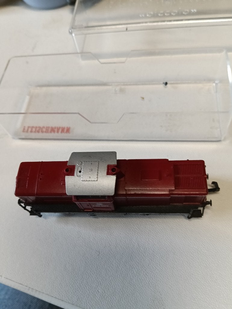 Fleischmann N spoor Diesellok BR V100 2075, Gebruikt, Fleischmann, Ophalen of Verzenden, Gelijkstroom