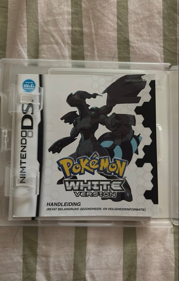 Pokémon White volledige game voor DS met handleiding, Spelcomputers en Games, Games | Nintendo DS, Online, Gebruikt, 1 speler