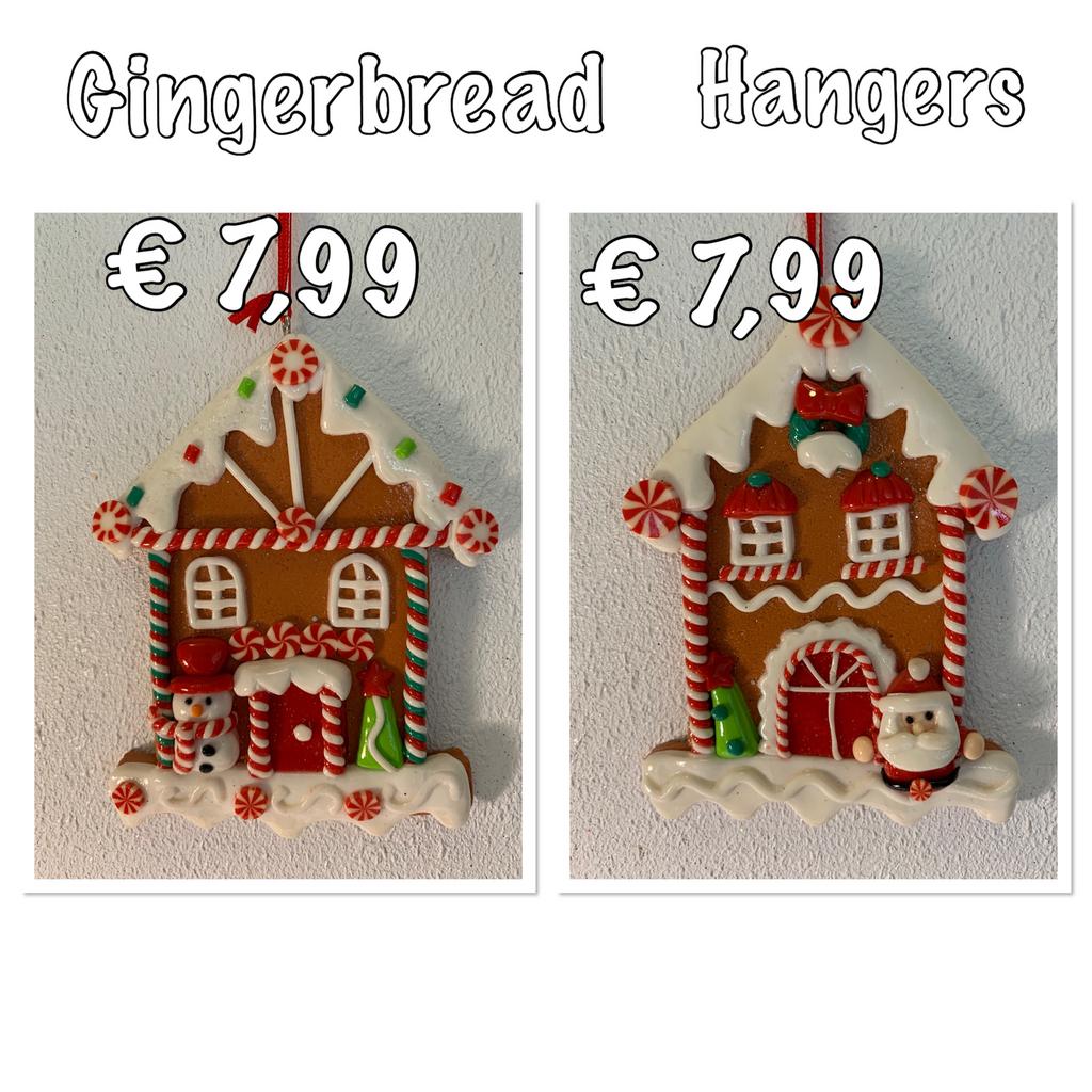 Gingerbread hangers Nieuw, Ophalen of Verzenden, Nieuw