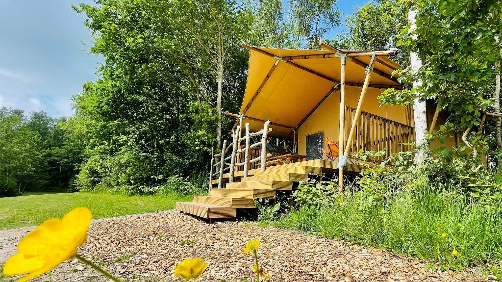 YALA Sunshine 27 | glamping tent | 2 stuks | Bj 2022, Caravans en Kamperen, Ophalen, Gebruikt, Tot en met 4