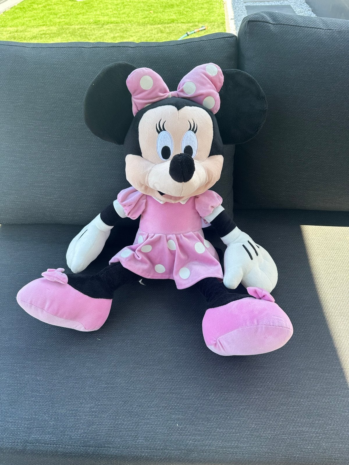 Disney Minnie Mouse knuffel - Roze jurk, Muis, Disney, Ophalen of Verzenden, Zo goed als nieuw