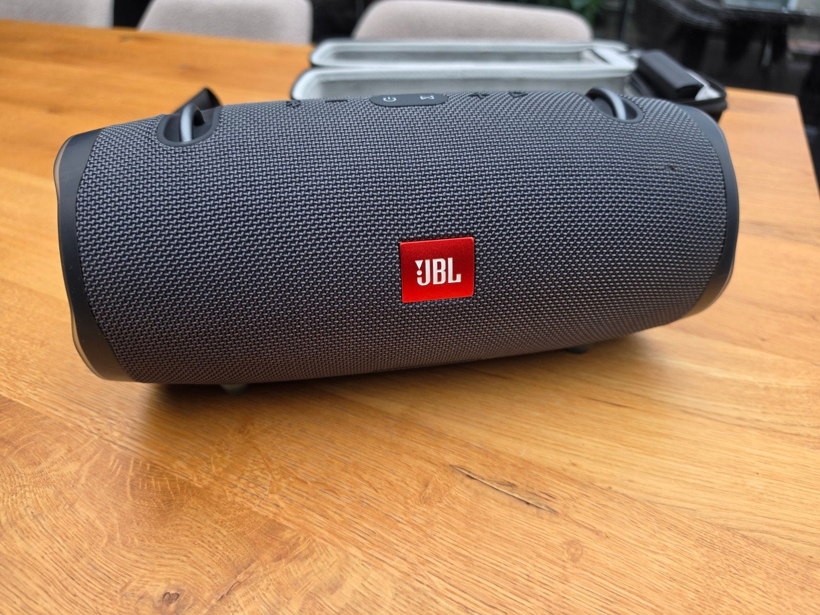 JBL Xtreme 2 Gun metal met Reistas en Originele Laadkabel, JBL, Ophalen of Verzenden, Zo goed als nieuw, Draagbare speaker