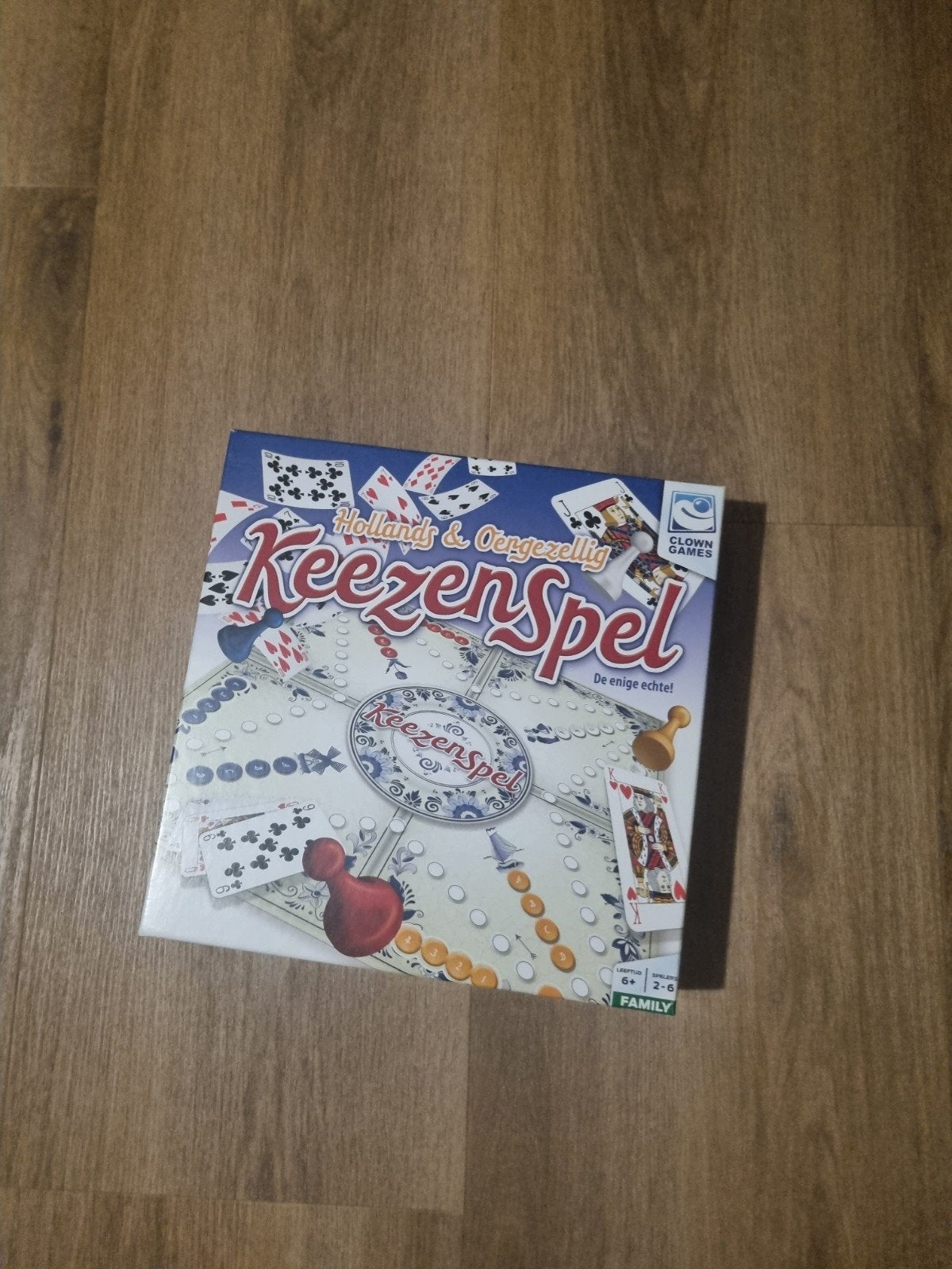 Hollands & Oergezellig Keezenspel - Het enige echte!, Drie of vier spelers, Ophalen of Verzenden, Zo goed als nieuw, Clown Games
