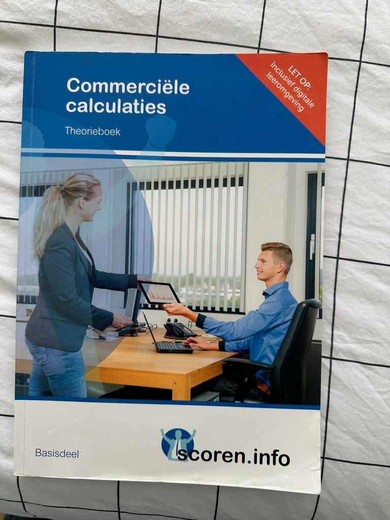 Commerciële calculaties Theorieboek - Basisdeel, Ophalen of Verzenden, Beta, Zo goed als nieuw, HBO