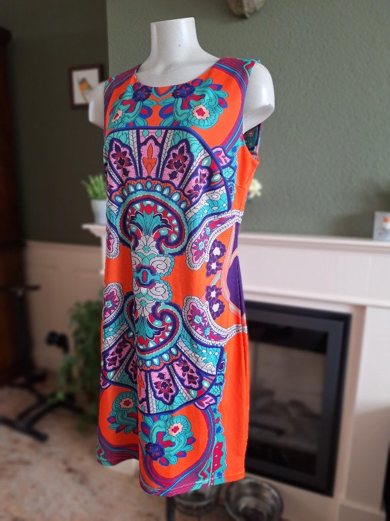Lola en Liza fantastisch jurk jurkje 42 L, Kleding | Dames, Verzenden, Maat 42/44 (L), Oranje, Zo goed als nieuw