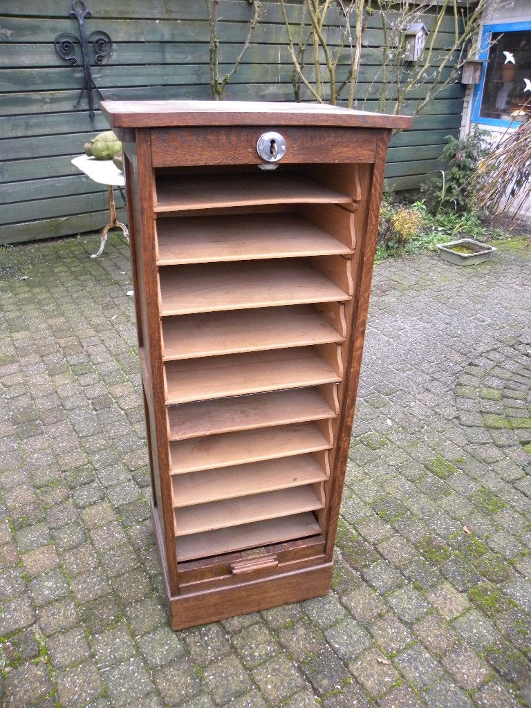 ART DECO ARCHIEFKAST [EKA WERKE THURINGEN, Huis en Inrichting, Ophalen, Gebruikt, 5 laden of meer, 100 tot 150 cm