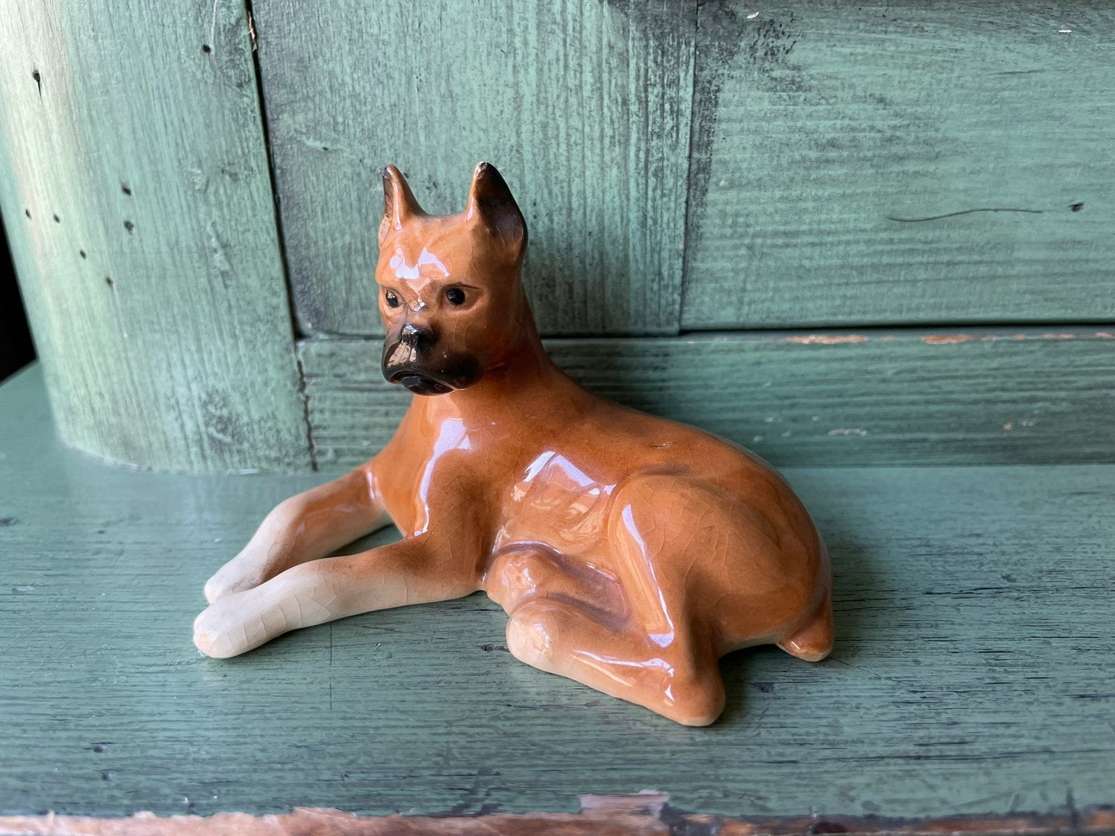 Goebel beeldje hond Boxer, Verzamelen, Ophalen of Verzenden, Zo goed als nieuw, Hond of Kat, Beeldje of Figuurtje