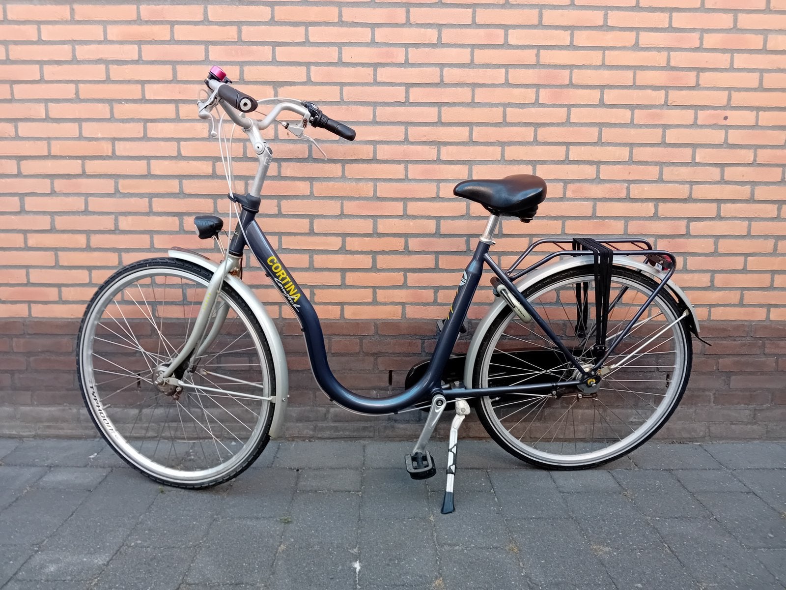 Damesfiets met een lage instap, Gebruikt, 47 tot 50 cm, Versnellingen, 0 zitjes