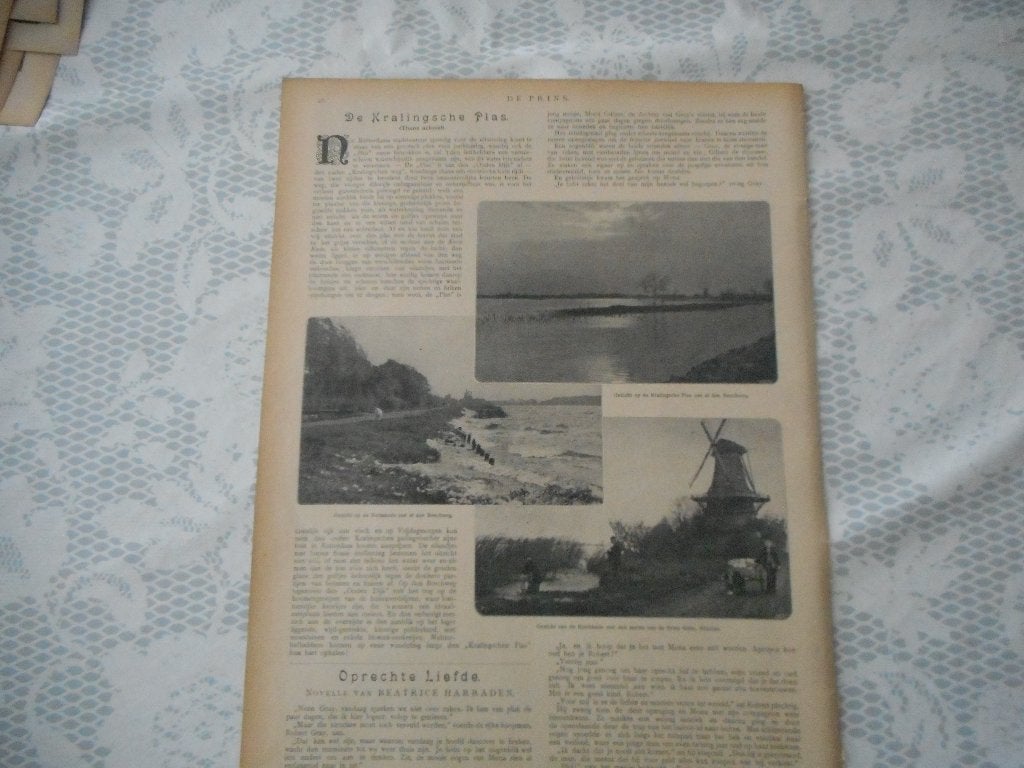Kralingse Plas. 1911, Ophalen of Verzenden, Voor 1920, Nederland, Knipsel(s)