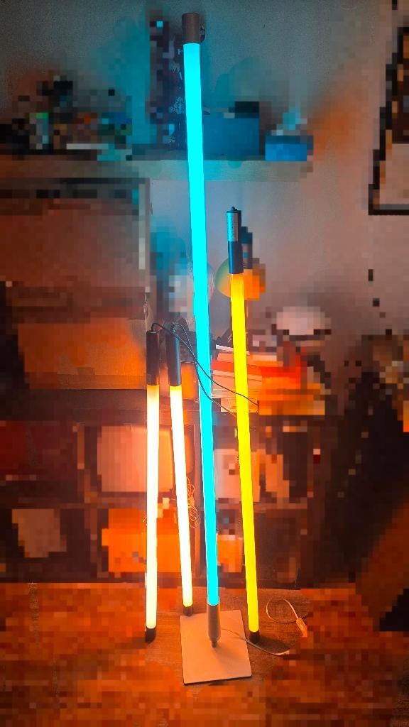 Neon TL gekleurde buizen lampen, Ophalen, Gebruikt, 100 tot 150 cm, Glas